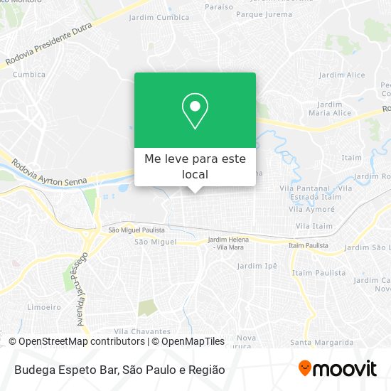 Budega Espeto Bar mapa