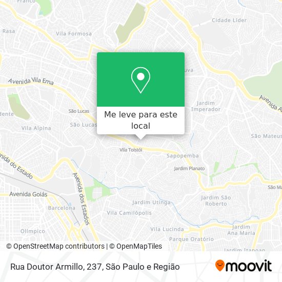 Rua Doutor Armillo, 237 mapa