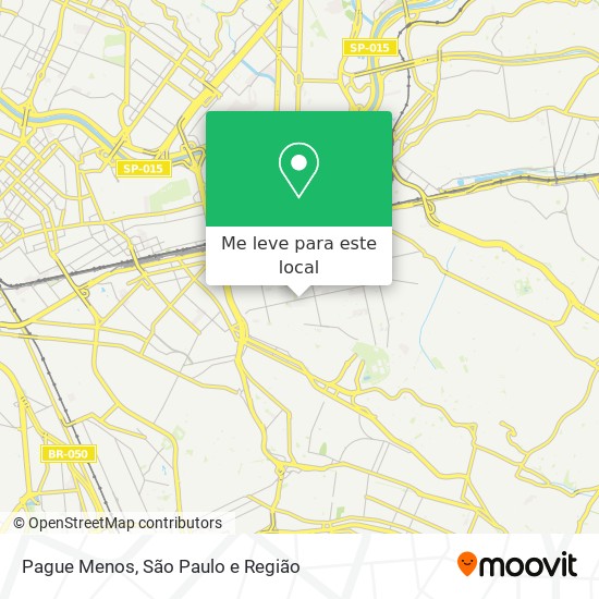 Pague Menos mapa