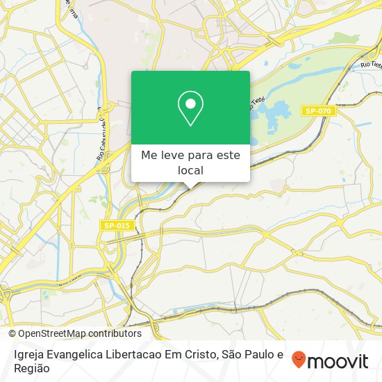 Igreja Evangelica Libertacao Em Cristo, Rua Goitá, 407 Cangaíba São Paulo-SP 03715-040 mapa