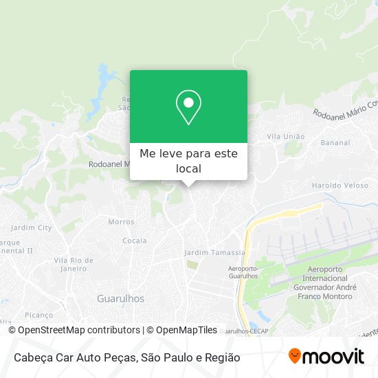Cabeça Car Auto Peças mapa