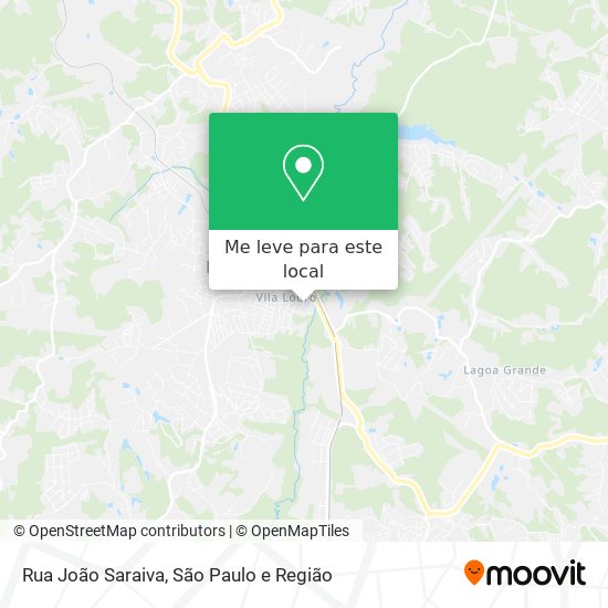 Rua João Saraiva mapa