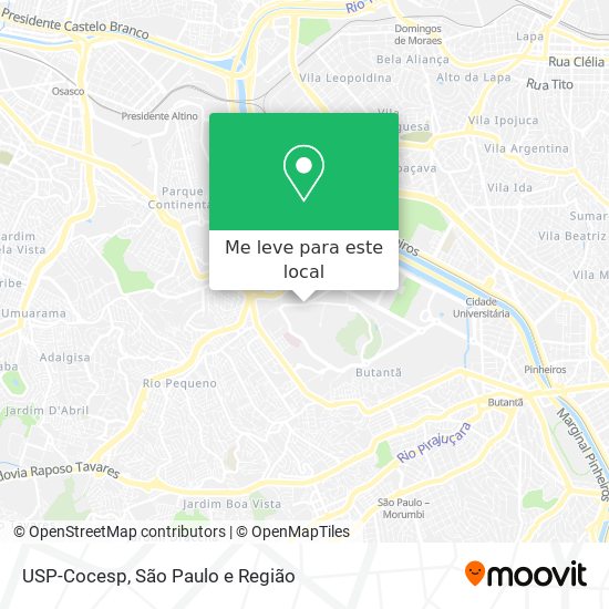 USP-Cocesp mapa