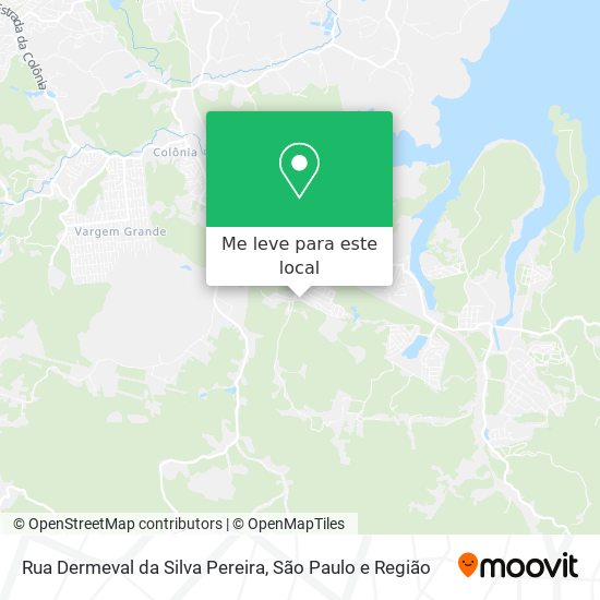 Rua Dermeval da Silva Pereira mapa
