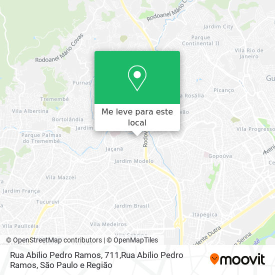 Rua Abílio Pedro Ramos, 711,Rua Abílio Pedro Ramos mapa