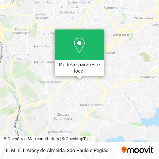E. M. E. I. Aracy de Almeida mapa