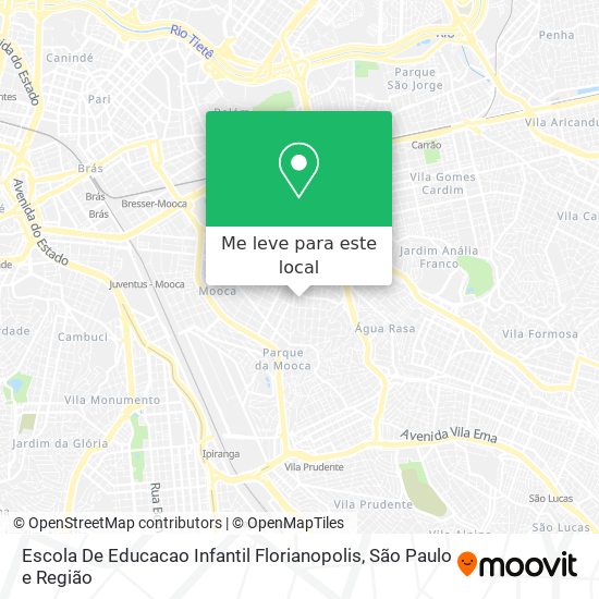 Escola De Educacao Infantil Florianopolis mapa