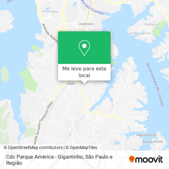 Cdc Parque América - Gigantinho mapa