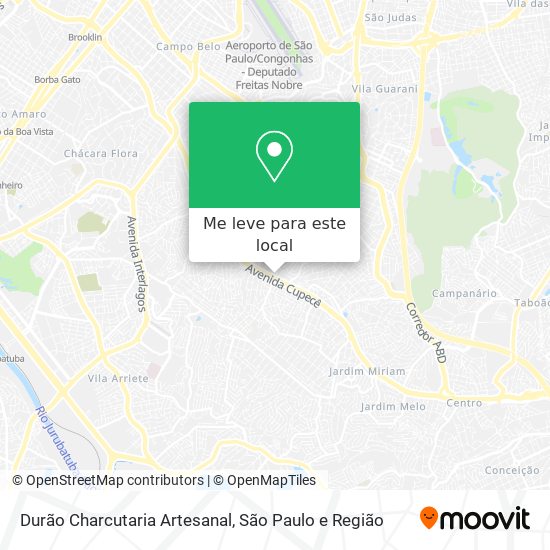 Durão Charcutaria Artesanal mapa