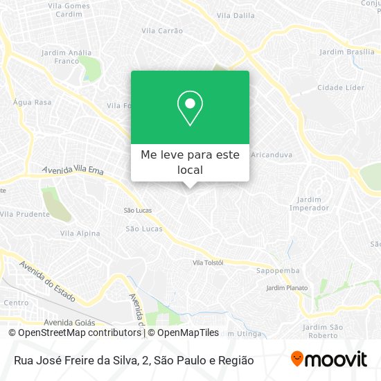 Rua José Freire da Silva, 2 mapa