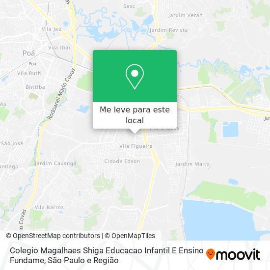Colegio Magalhaes Shiga Educacao Infantil E Ensino Fundame mapa