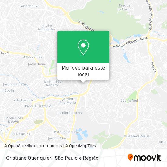 Cristiane Queriquieri mapa