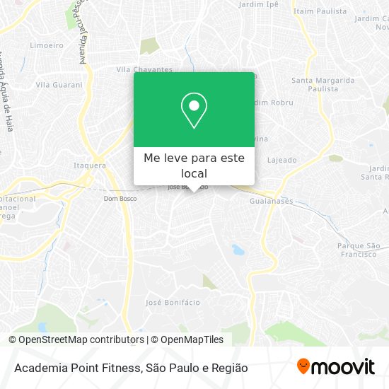 Academia Point Fitness mapa