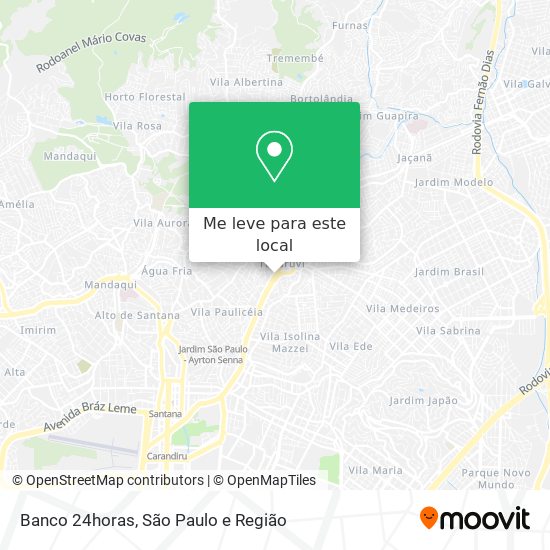 Banco 24horas mapa