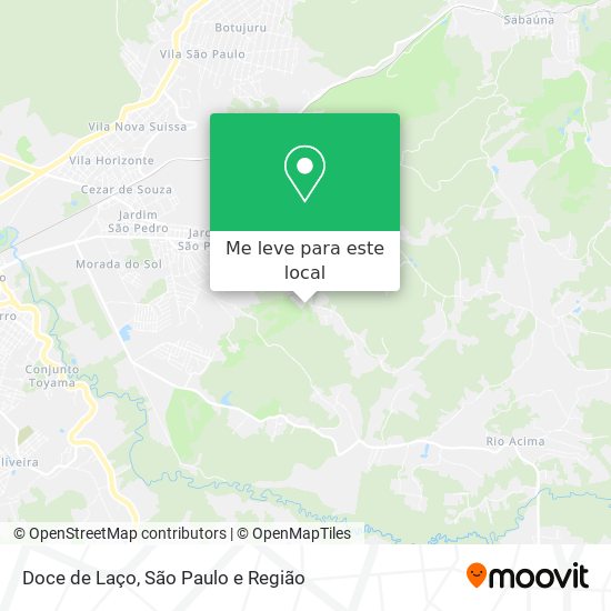 Doce de Laço mapa