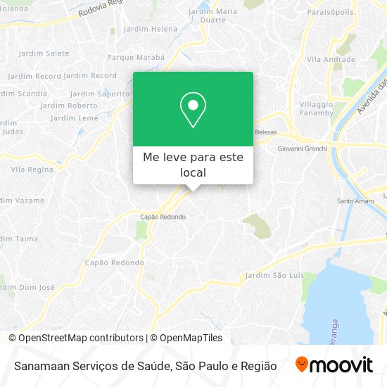 Sanamaan Serviços de Saúde mapa