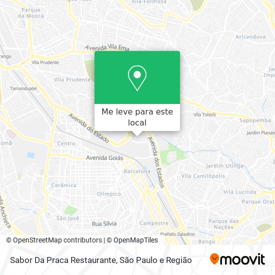 Sabor Da Praca Restaurante mapa
