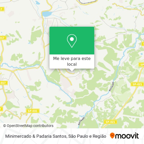 Minimercado & Padaria Santos mapa