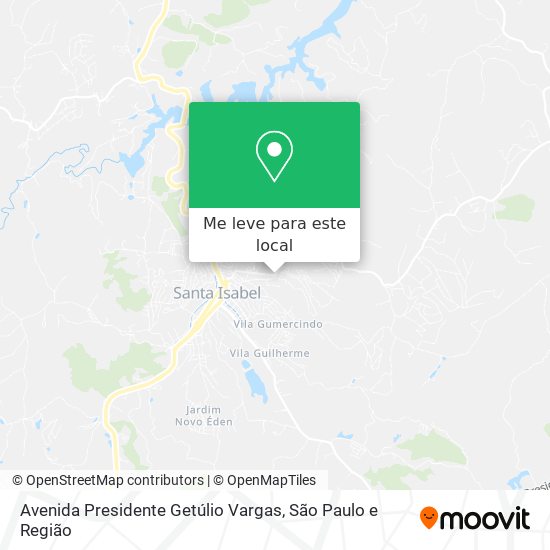 Avenida Presidente Getúlio Vargas mapa