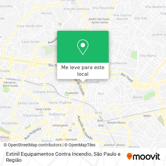 Extinil Equipamentos Contra Incendio mapa