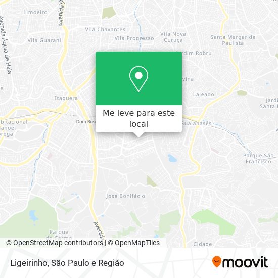 Ligeirinho mapa