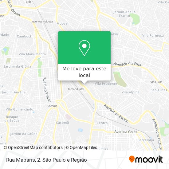 Rua Maparis, 2 mapa