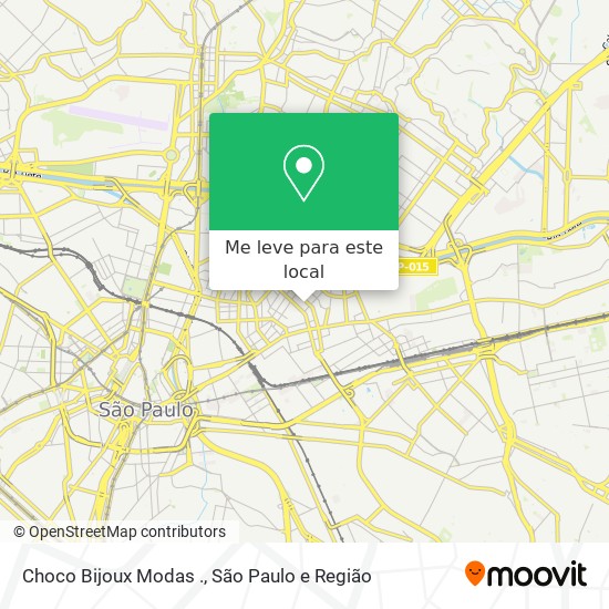 Choco Bijoux Modas . mapa