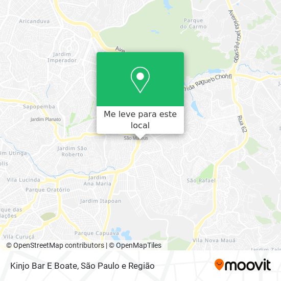 Kinjo Bar E Boate mapa