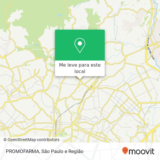 PROMOFARMA, Avenida Nova Cantareira Tucuruvi São Paulo-SP 02340-000 mapa