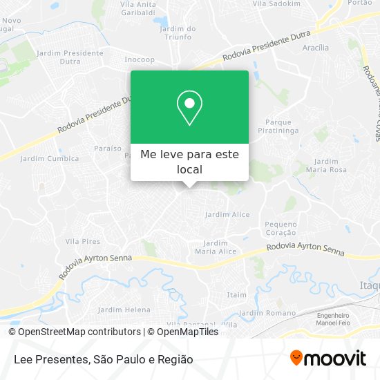 Lee Presentes mapa