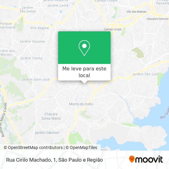 Rua Cirilo Machado, 1 mapa