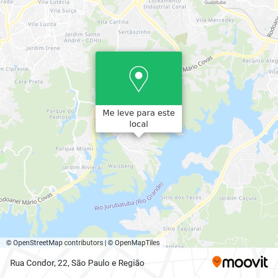 Rua Condor, 22 mapa