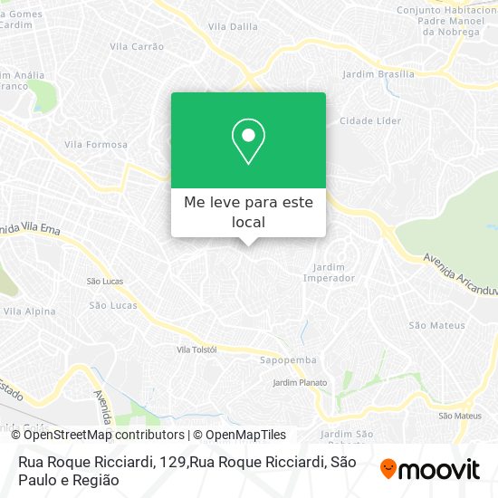 Rua Roque Ricciardi, 129,Rua Roque Ricciardi mapa