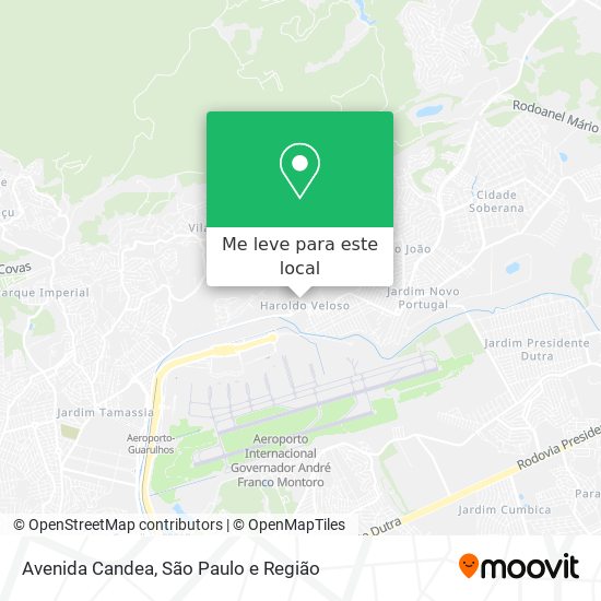 Avenida Candea mapa