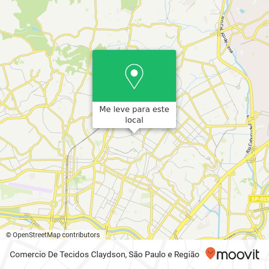 Comercio De Tecidos Claydson, Rua Paulo de Avelar, 990 Vila Guilherme São Paulo-SP 02243-010 mapa
