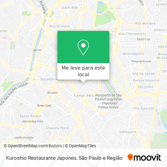 Kuroshio Restaurante Japones mapa
