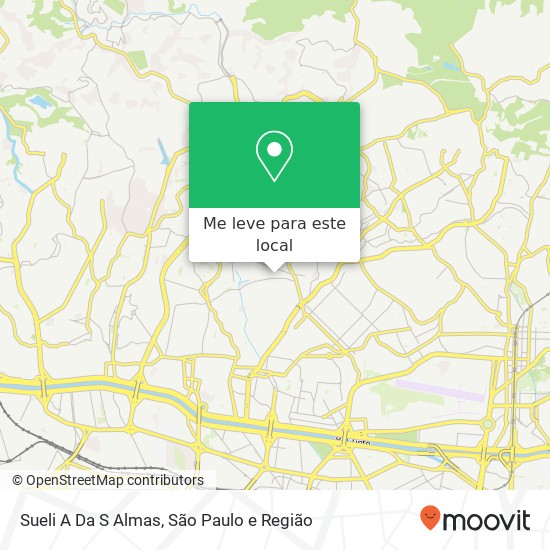 Sueli A Da S Almas, Rua João Rúbio, 27 Casa Verde São Paulo-SP 02564-020 mapa