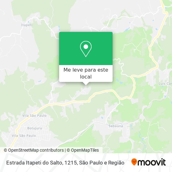 Estrada Itapeti do Salto, 1215 mapa
