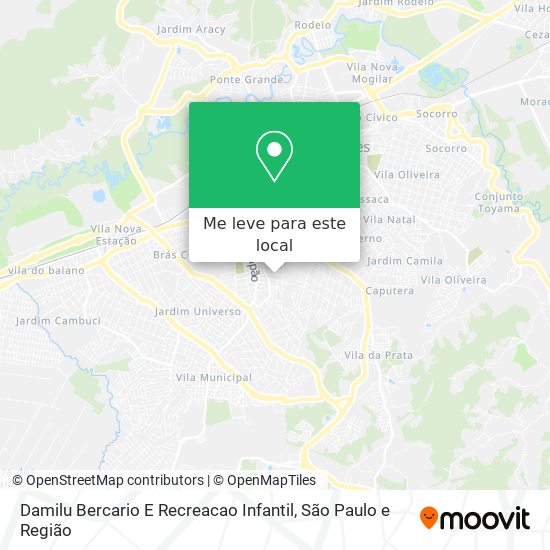 Damilu Bercario E Recreacao Infantil mapa