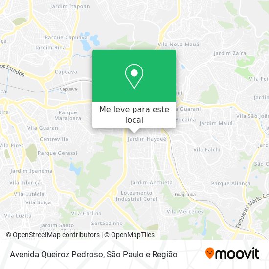 Avenida Queiroz Pedroso mapa