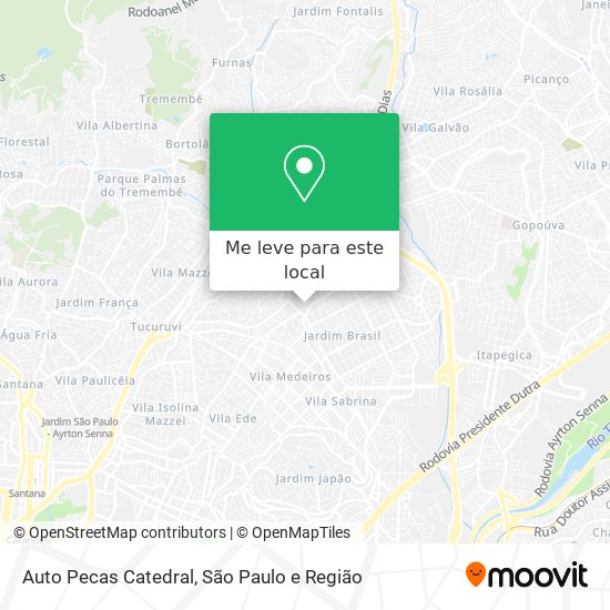 Auto Pecas Catedral mapa