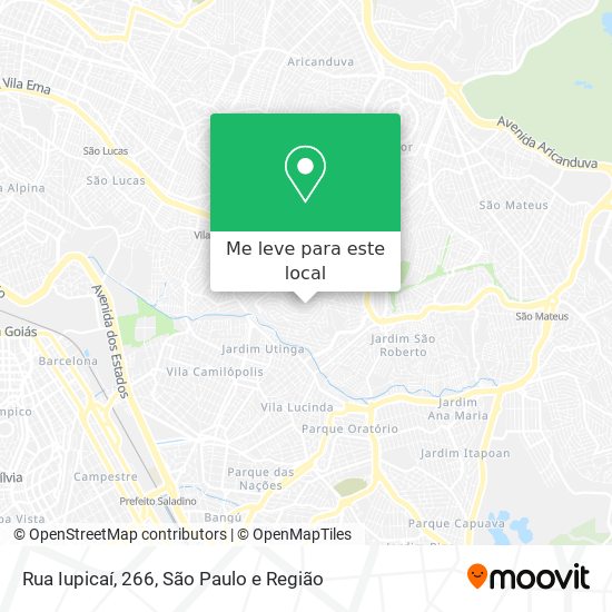 Rua Iupicaí, 266 mapa