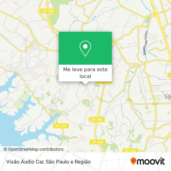 Visão Áudio Car mapa