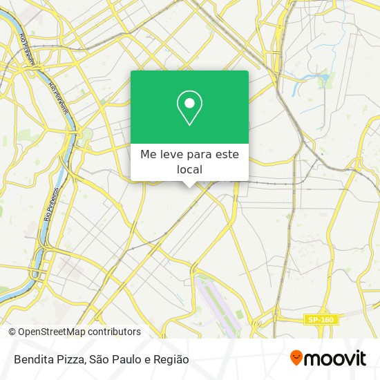 Bendita Pizza mapa