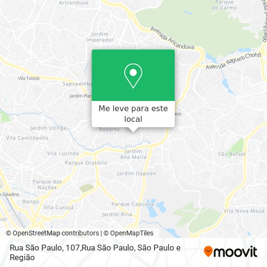Rua São Paulo, 107,Rua São Paulo mapa