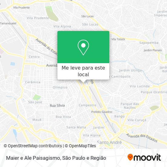 Maier e Ale Paisagismo mapa