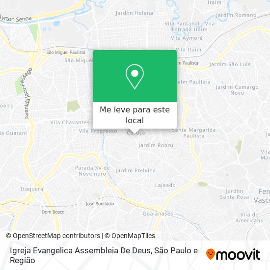 Igreja Evangelica Assembleia De Deus mapa