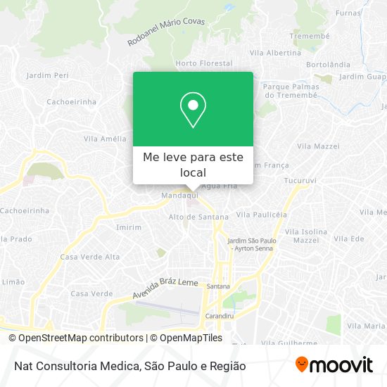 Nat Consultoria Medica mapa