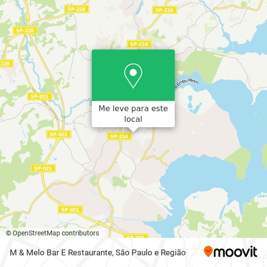 M & Melo Bar E Restaurante mapa