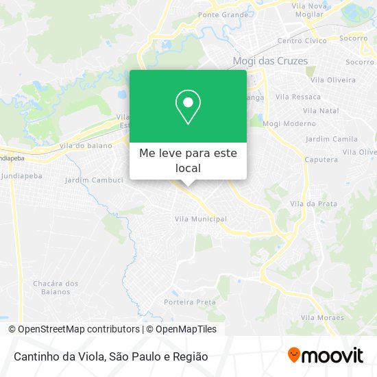 Cantinho da Viola mapa